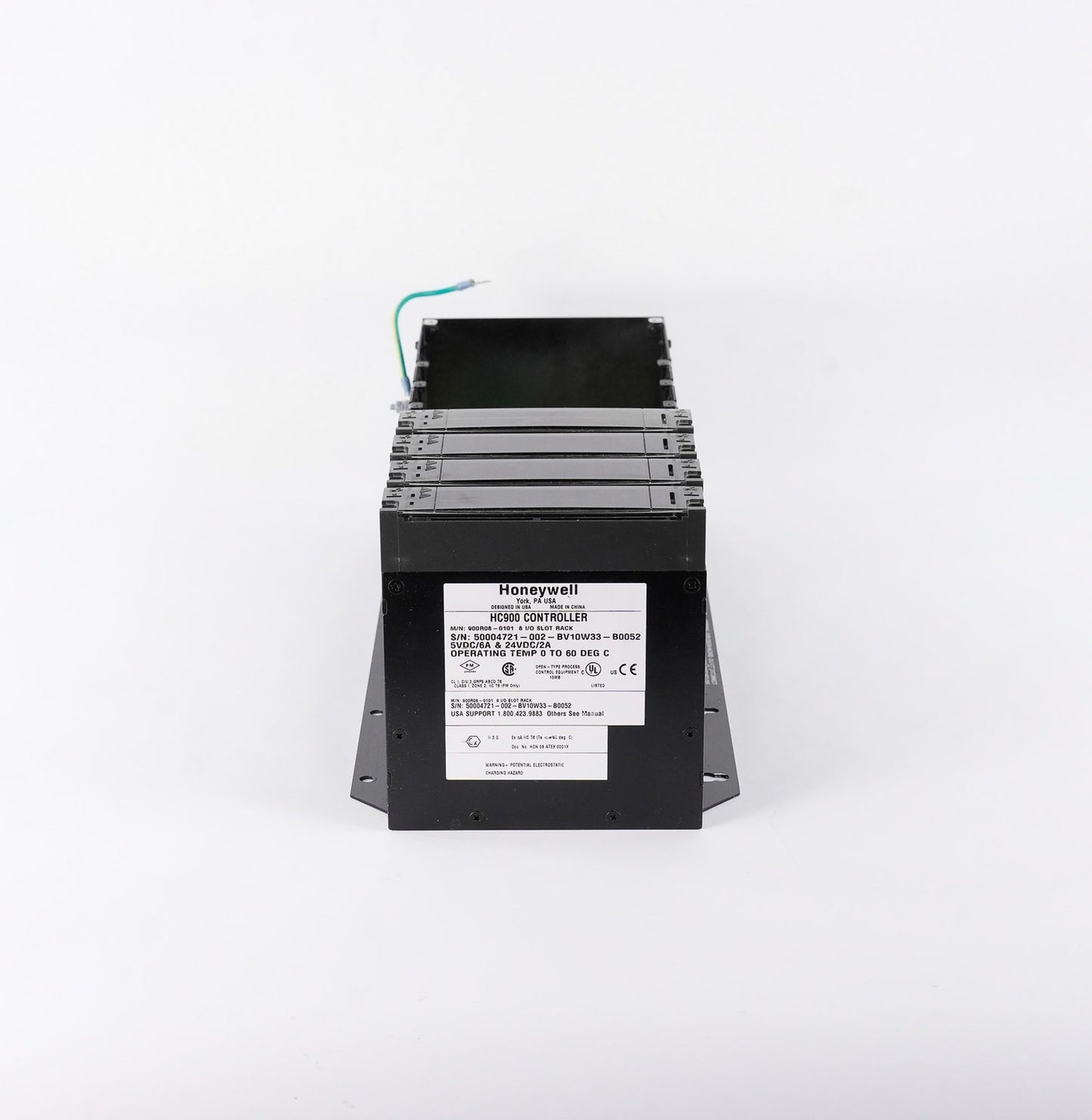 Honeywell 900R08-0101 HC900 Controller 8 I/O Slot PLC Rack 900R080101