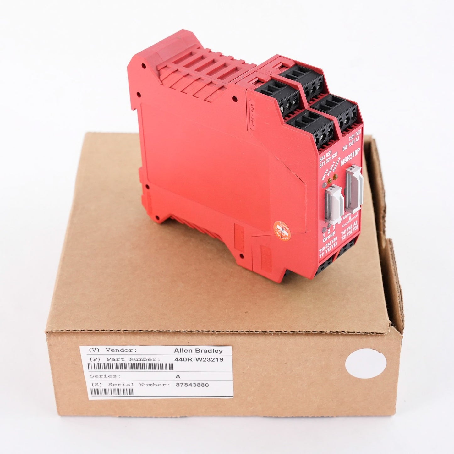 Allen Bradley 440R-W23219 Guardmaster MSR310P Safety Relay Without Original Box