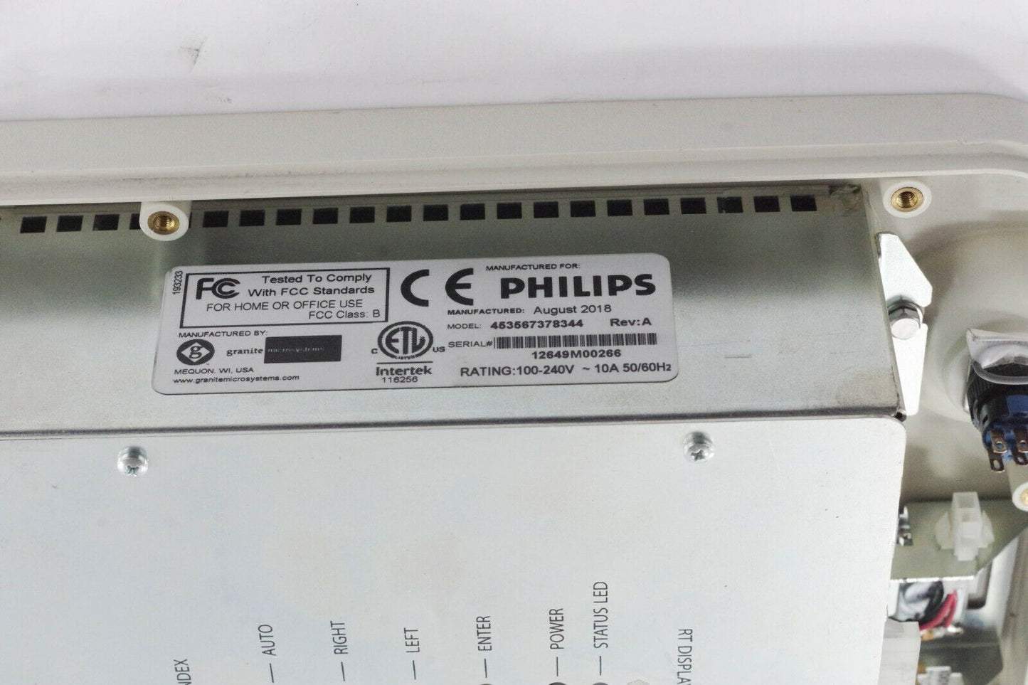 PHILIPS Brilliance iCT 128 CT Scanner 459800987411 Display 453567378344