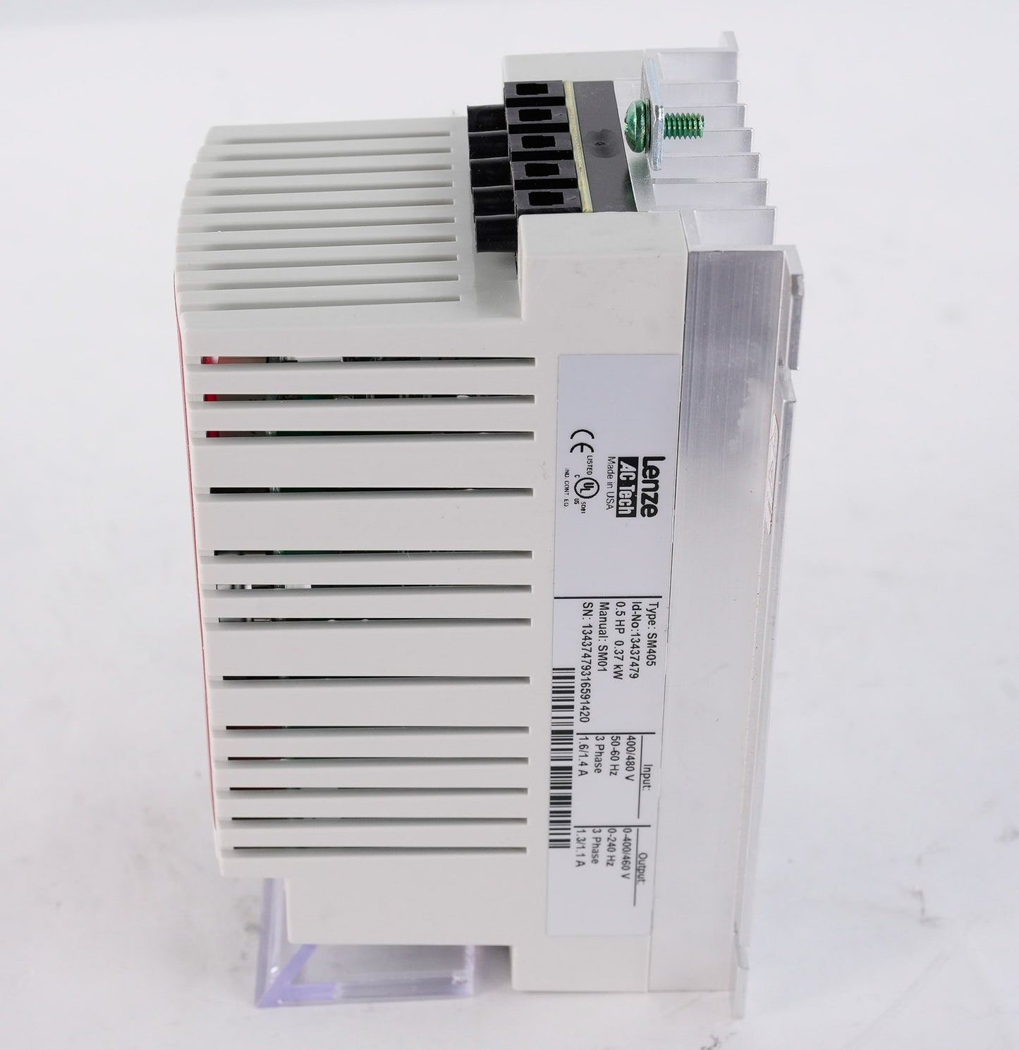 Lenze AC Tech SM405 Inverter Drive 0.5HP 0.37kW 480V 3-Phase - Open Box