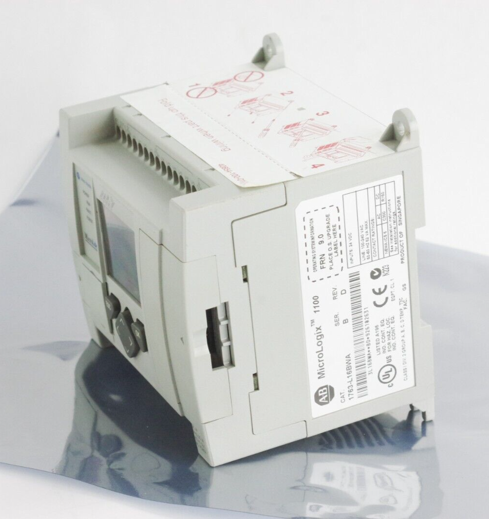 Allen Bradley 1763-L16BWA 1100 Ser B Rev D MicroLogix 16-Pt. I/O Controller