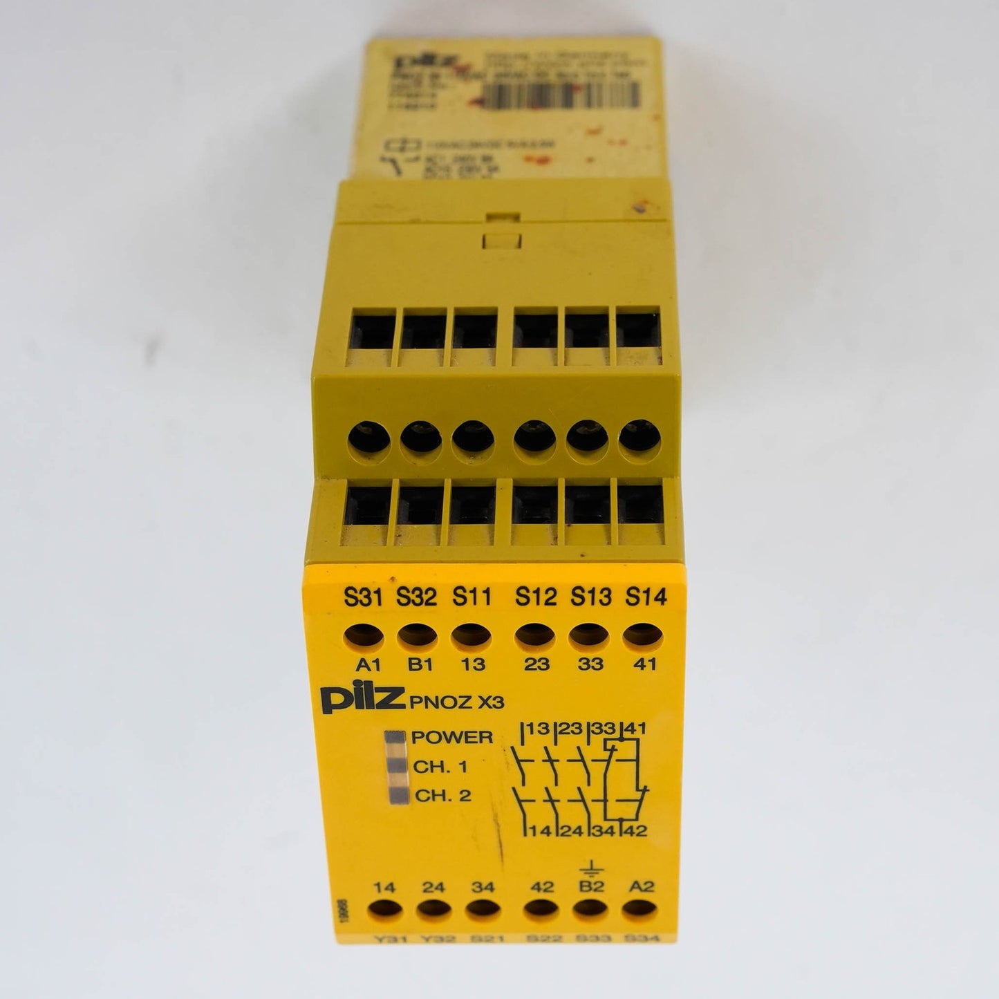 Pilz PNOZ X3 Safety Relay 24VDC 3n/o 1n/c 774310 Emergency Stop Monitoring Relay