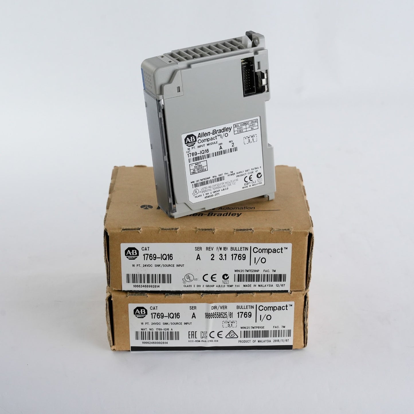 Allen Bradley 1769-IQ16 /A Rev 2 CompactLogix I/O Module 1769IQ16 - Open Box