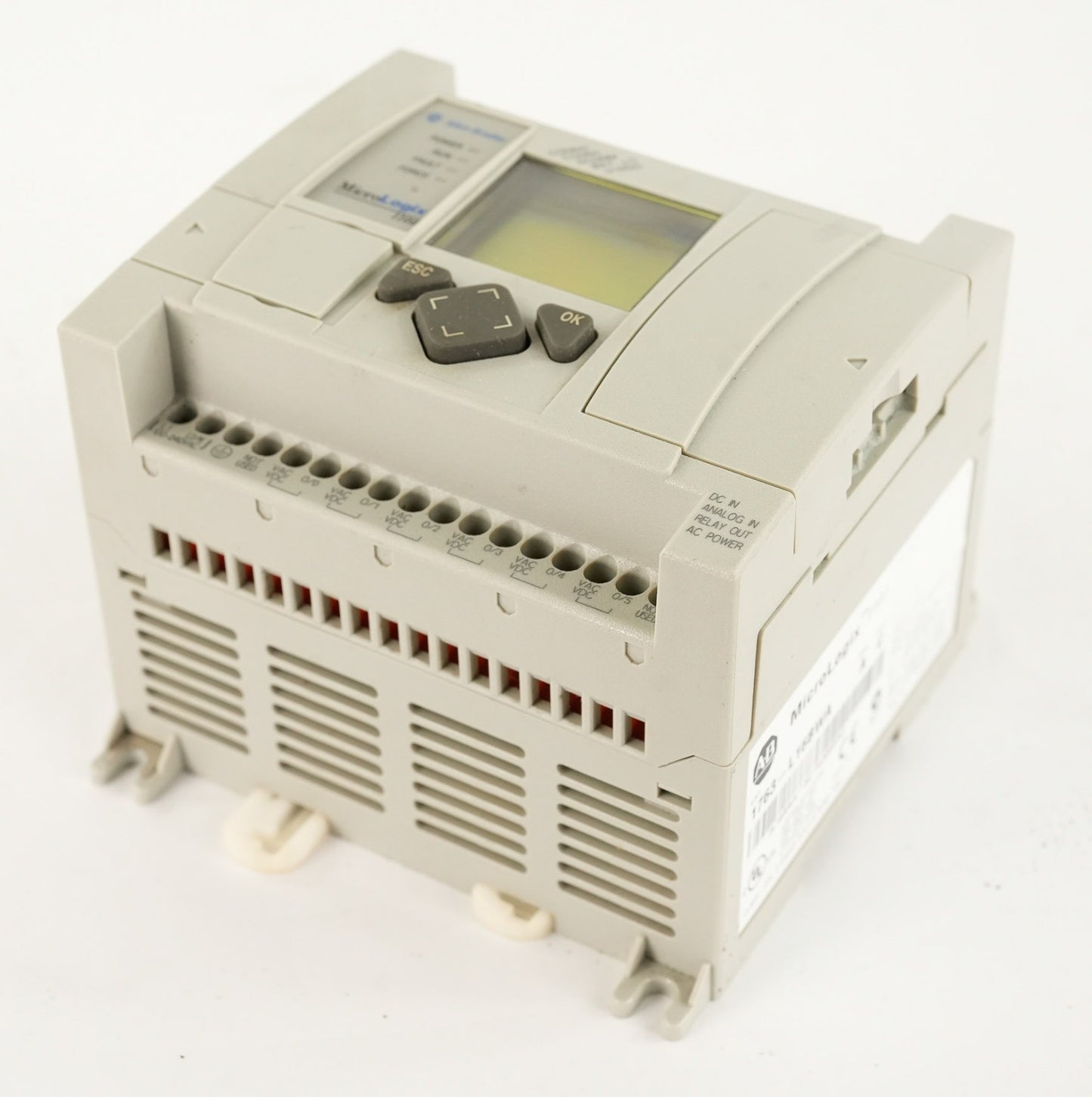 Allen Bradley 1763-L16BWA /A Rev C MicroLogix 1100 PLC Controller 1763L16BWA