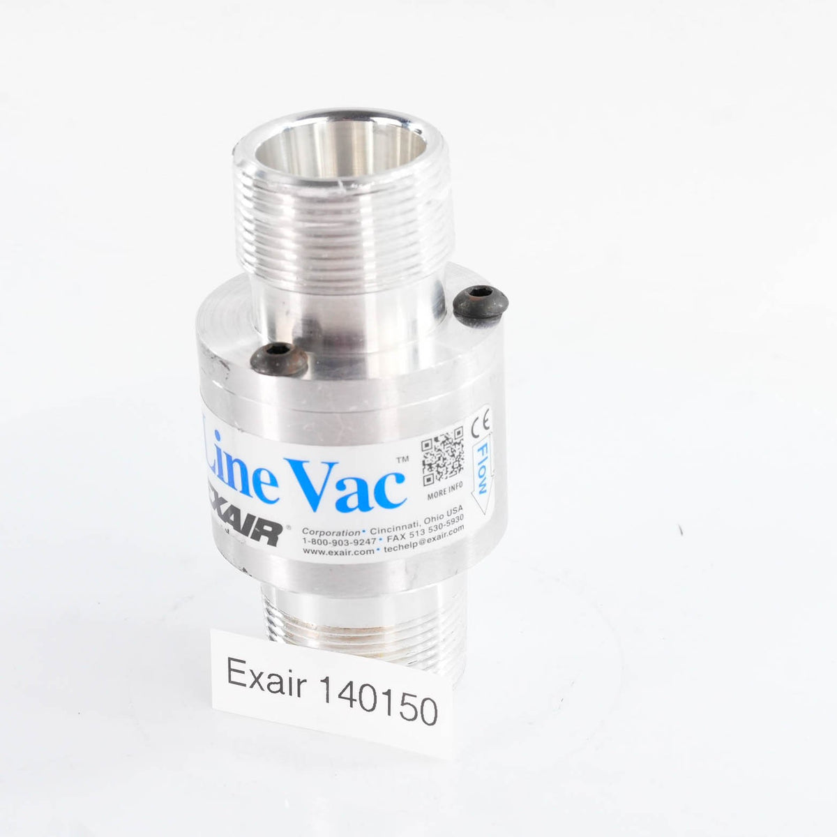 Exair 140150 1-1/4 National Pipe Taper Aluminum Threaded Line Vac