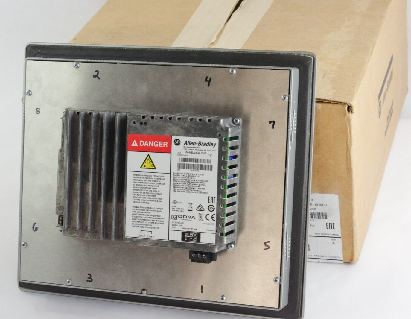 Allen Bradley 2715P-T10CD Ser A Panelview 5510 - Refurbished + Box