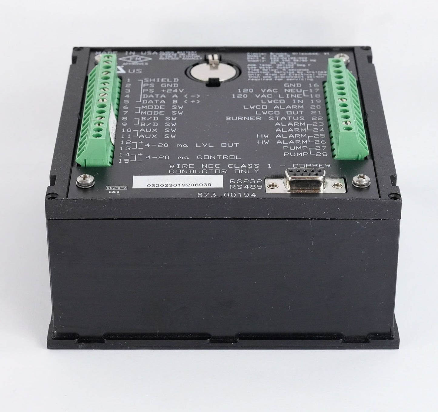 Cleaver Brooks CBLME-M 623-00192-000 Level Master Control 62300192000 115V 60Hz