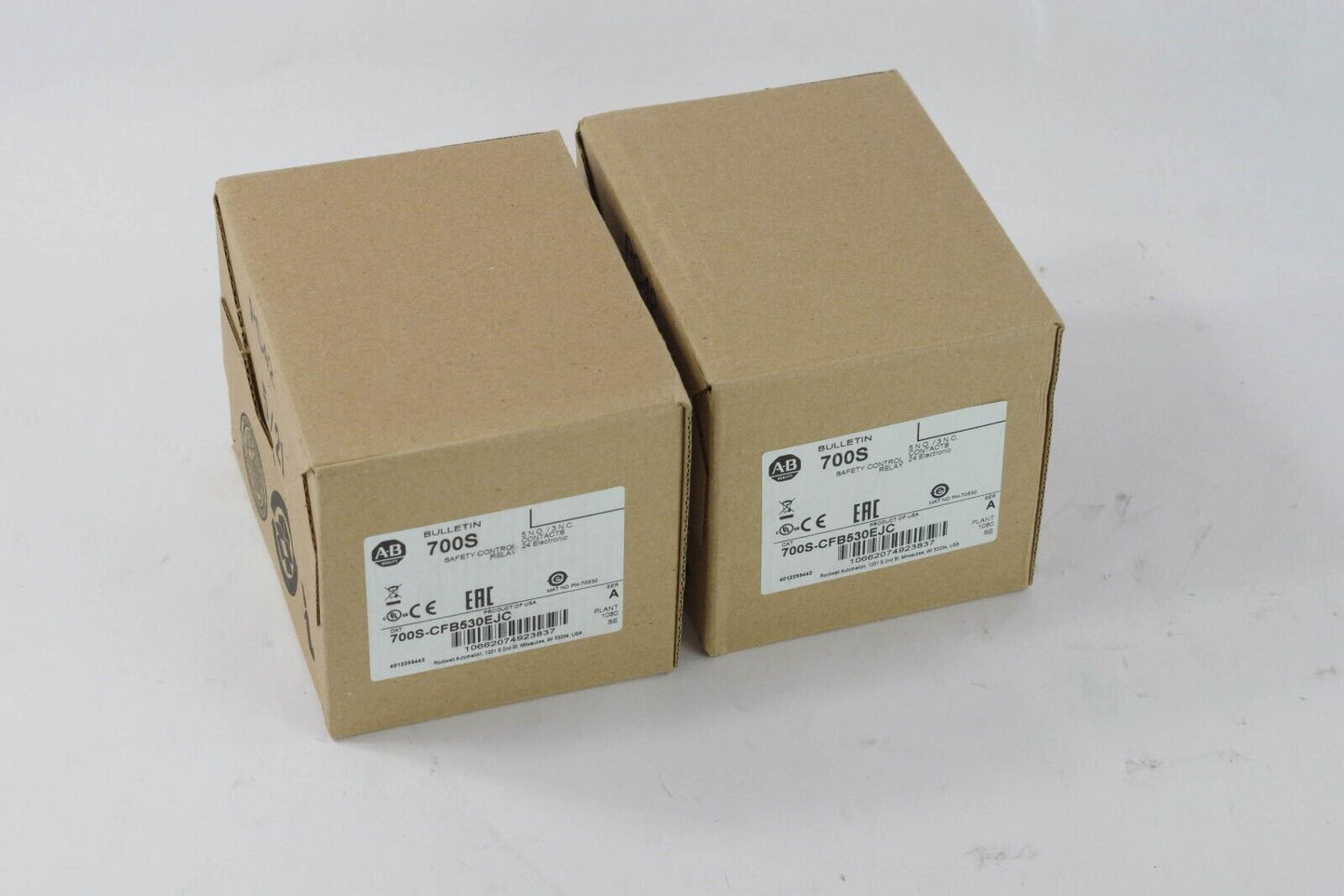 Allen Bradley 700S-CFB530EJC Ser A Safety Industrial Relay, 24V DC - New Surplus