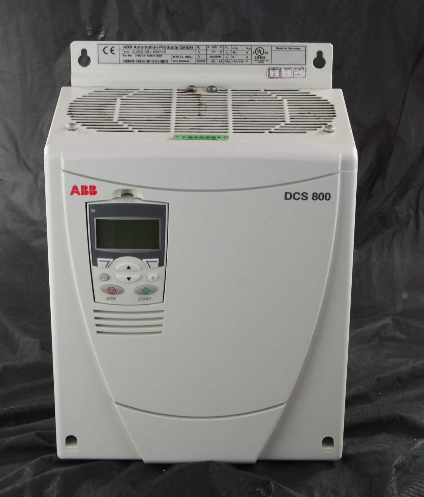 ABB DCS800-S01-0090-05 DCS800 DC Drive  20HP - 40HP@480V 78A + 1 Year Warranty