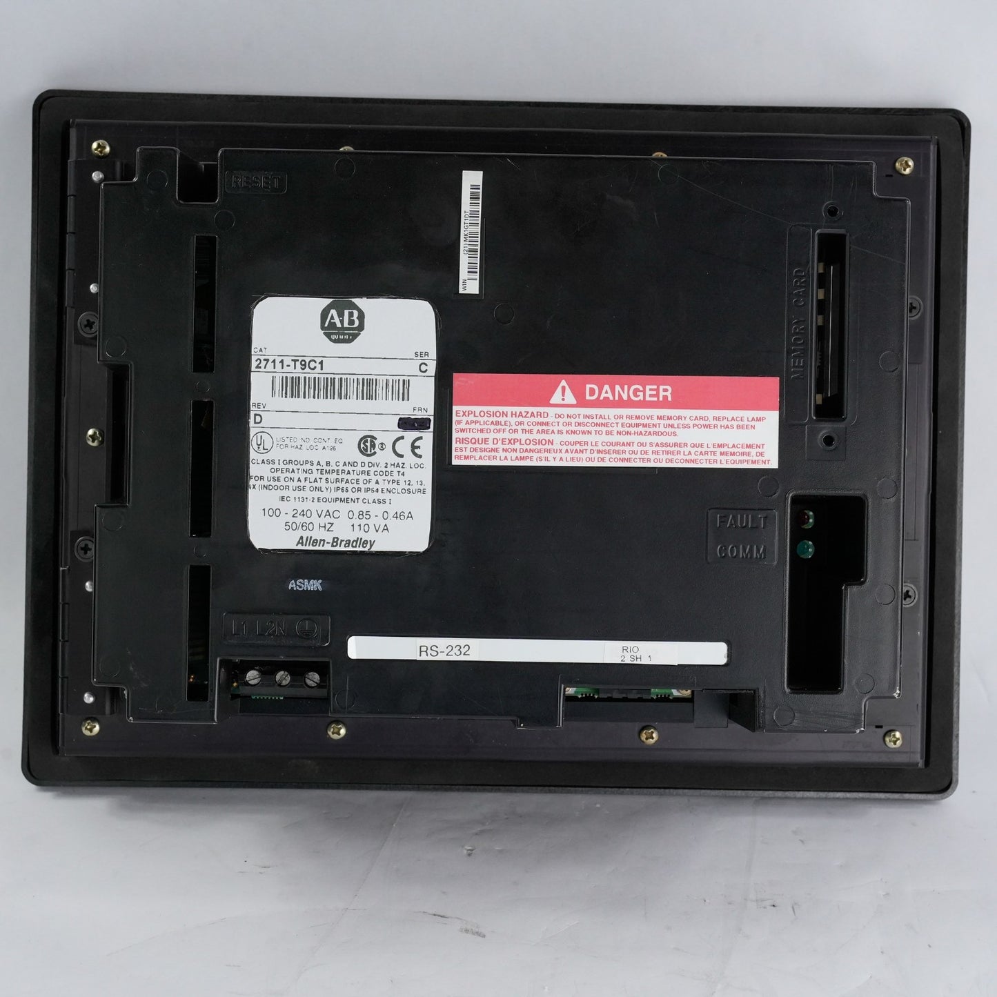 Allen Bradley 2711-T9C1 /C  Panelview 900 Operator Interface Panel