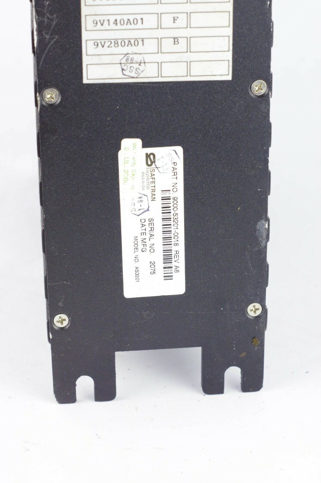 Safetran Systems Corp A53201 Part No. 9000-53201-0018 / Siemens HD/Link System