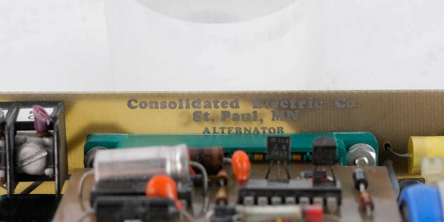 Consolidated Electric CMC12 Duplex Controller-Alternator - No Test Switchplate