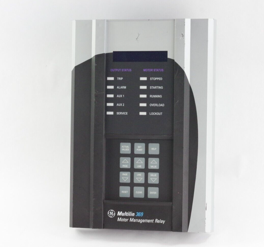 General Electric GE 369-HI-R-M-0-0-0-E Motor Management Relay Multilin 369