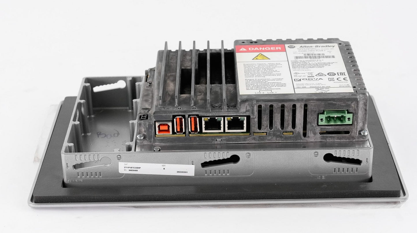 Allen Bradley 2711P-B7C22A9P /A PanelView Plus 7 Display Terminal 2711PB7C22A9P
