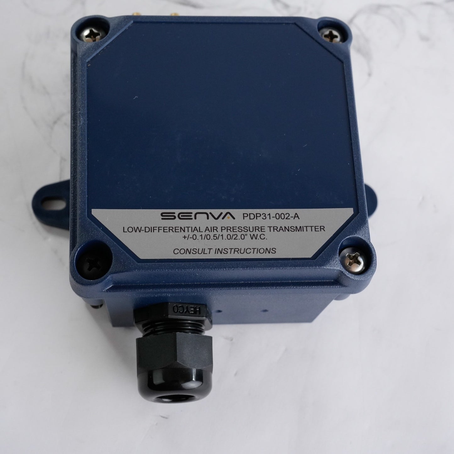 Senva PDP31-002-A Low-Differential Air Pressure Transmitter PDP31002A