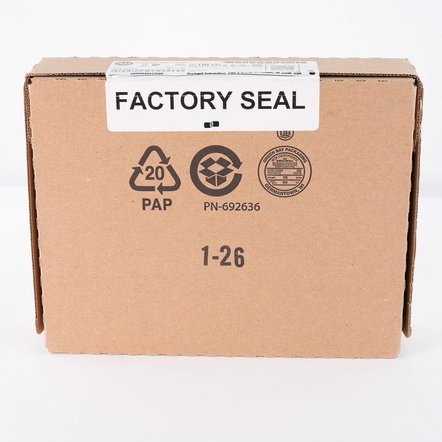 Allen Bradley 1756-L81ES /B GuardLogix 5580 Safety Controller - Sealed Surplus