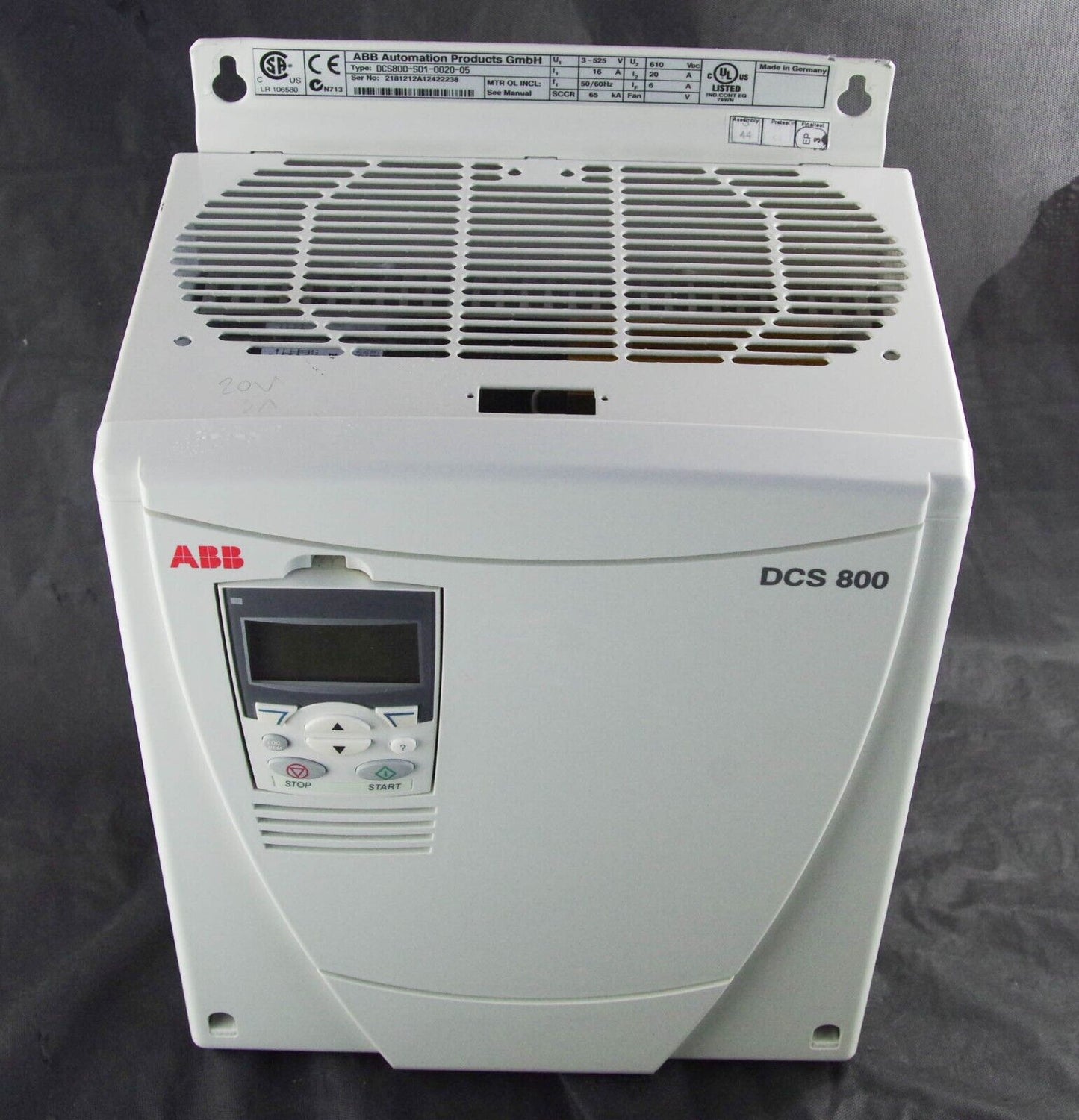 ABB DCS800-S01-0020-05 / DCS800S01002005 DC Variable Frequency Drive DCS800