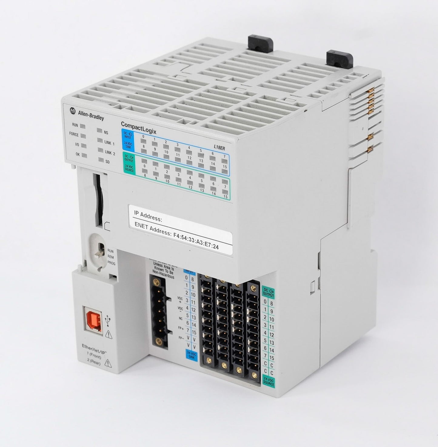 Allen Bradley 1769-L18ER-BB1B /B CompactLogix 0.5MB DI/O PLC Controller