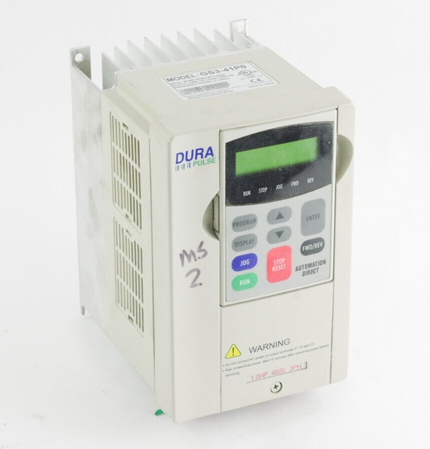 Automation Direct Dura Pulse GS3-41P0 VFD Drive 1.0 HP 480V 3 PH Modbu ...